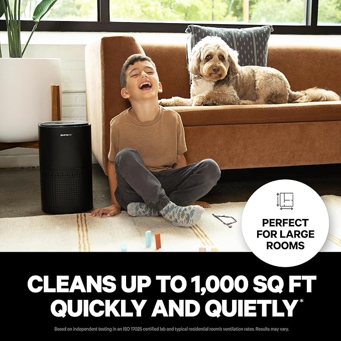 PuroAir 240 HEPA Air Purifier, 1,000 Sq Ft, Smoke Dust Pollen Filter - Image 6